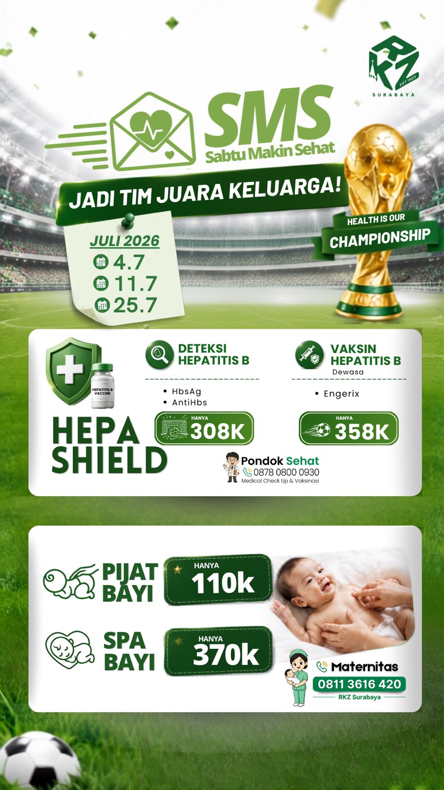 Sabtu Makin Sehat (SMS) Periode Juli 2026