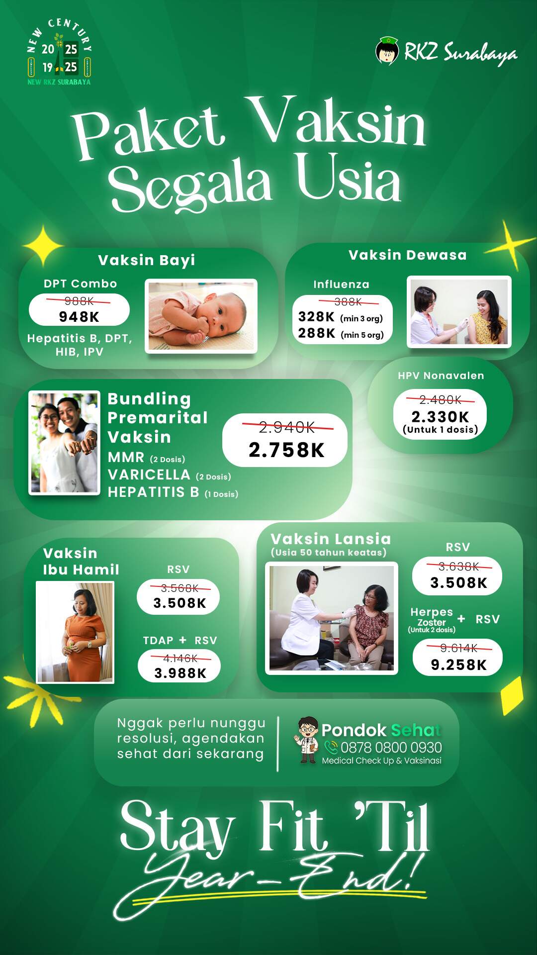 Stay Fit 'Til Year End - Paket Vaksin