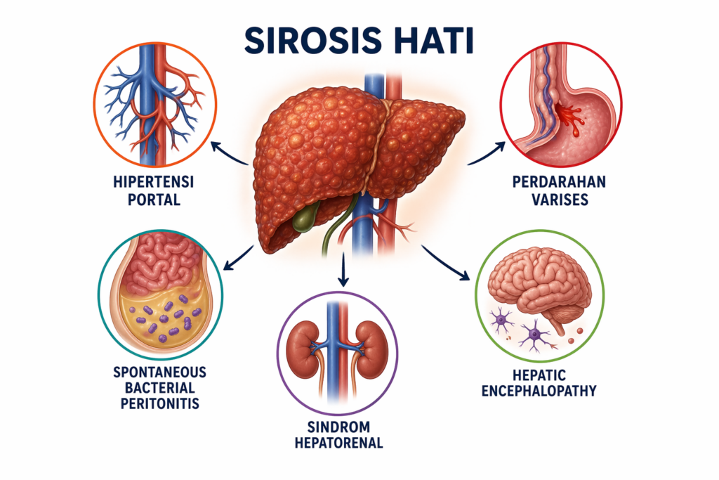 Sirosis Hati: Tatalaksana Komplikasi Umum